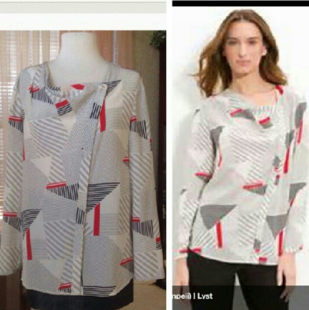 Classique entier silk top / blouse